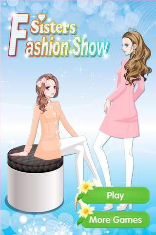 Sisters Fashion Show - dress up games for girls screenshot 2