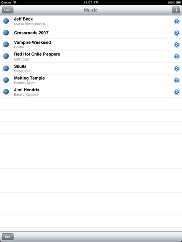 【免費生產應用App】SimplyEasy Lists-APP點子