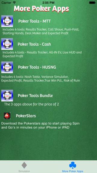 【免費工具App】Poker Tools - Spin and Go-APP點子