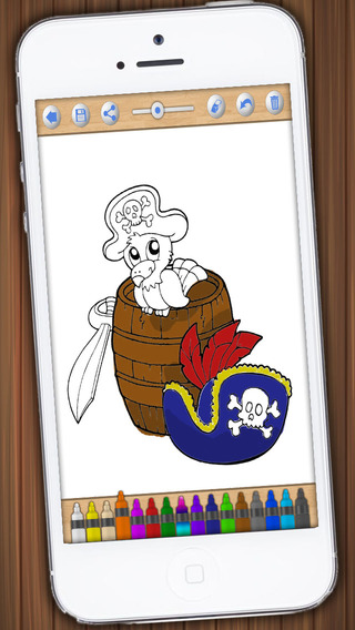 免費下載攝影APP|Paint and Color Pirates –coloring book app開箱文|APP開箱王