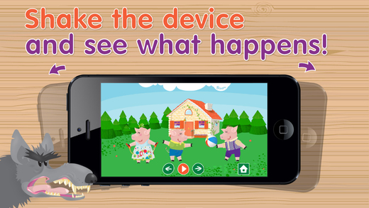 The Three Little Pigs - Interactive bedtime story book Free