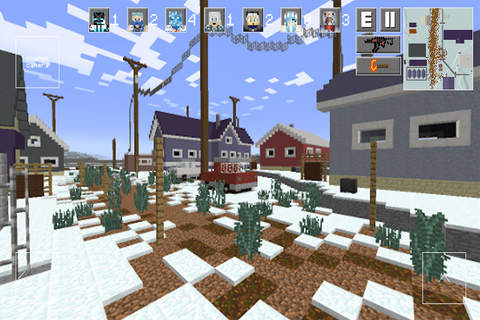 Frost Breath - Survival Mini Block Shooter Pixel Game screenshot 2