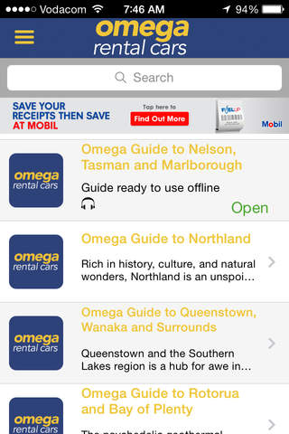 Omega Travel Guide to New Zealand screenshot 2