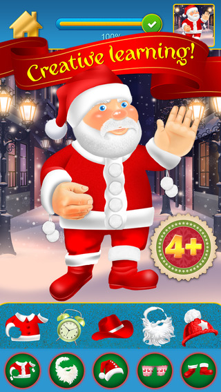 【免費遊戲App】My Festive Secret Santa Christmas Dressing Up Copy Maker Advert Free Game-APP點子