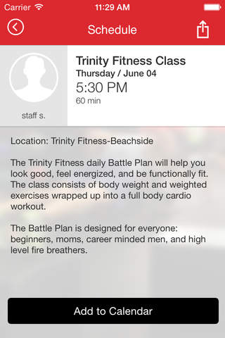 Trinity Fitness screenshot 4