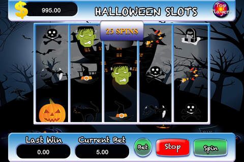 A Free Halloween Casino Slots HD screenshot 2