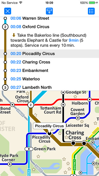 London Tube Free - Map and route planner by Zuti