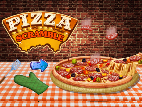 【免費遊戲App】Pizza Scramble - Crazy rising star chef’s girls kids kitchen Game-APP點子