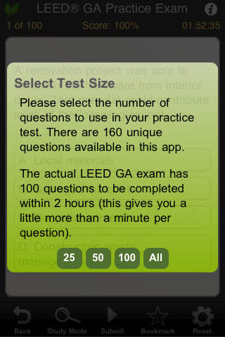 LEED GA Practice Exam: Learning to LEED for the Green Associate screenshot 4