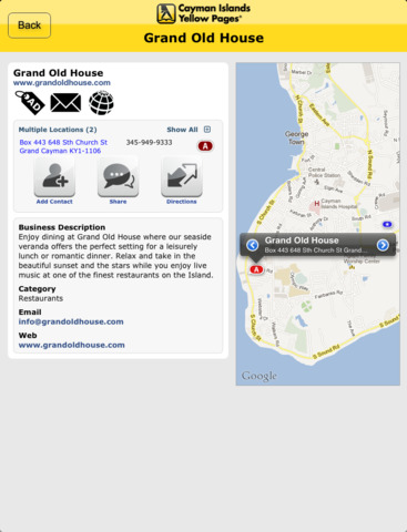 【免費商業App】Cayman Islands Yellow Pages-APP點子