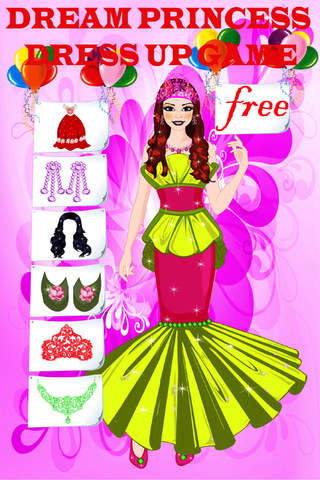 Dream Princess Dress Up Game screenshot 2