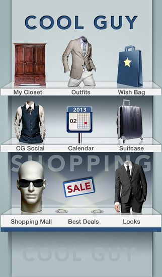 Cool Guy - Fashion Closet and Style Shopping App for Men
