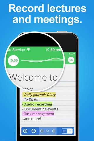 Daily Notes for SECTOR - Daily Journal, Voice Recorder, Reminder screenshot 2