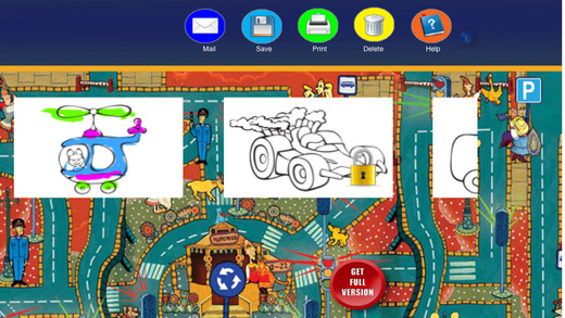 【免費娛樂App】Coloring Book for kids - Transport-APP點子