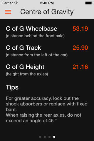 Race Car Tools screenshot 3