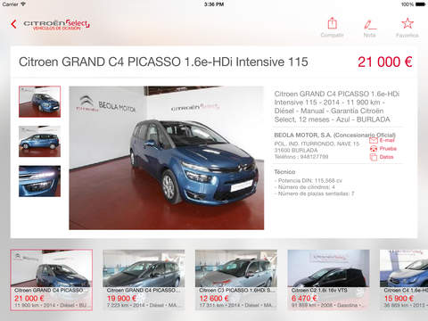 【免費工具App】Ocasiones Citroën Select España HD-APP點子