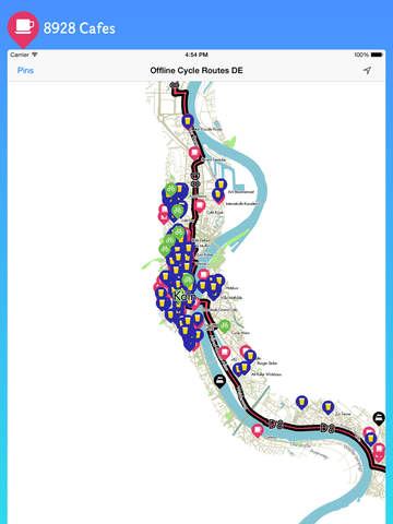 【免費健康App】Offline Cycle Routes Germany - National Maps of the German Cycling Path Network for Bike Rides all across Germany-APP點子