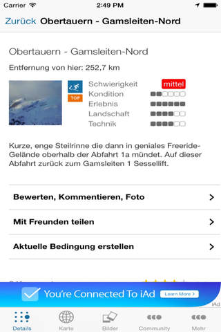 Ski-Freeride - outdooractive.com Themenapp screenshot 3