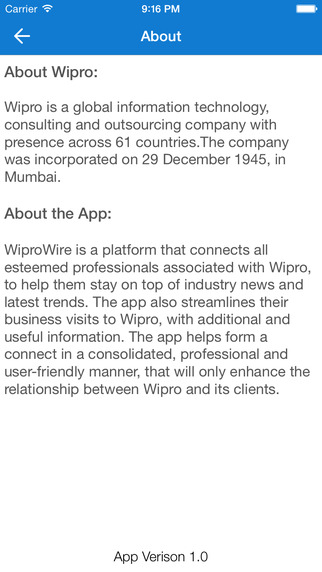 【免費商業App】Wipro Wire-APP點子