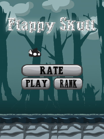 【免費遊戲App】Flappy Skull- The Scary Version!!-APP點子