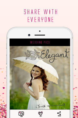 Wedding Pics - Easy overlays app for your wedding photos - Free screenshot 4