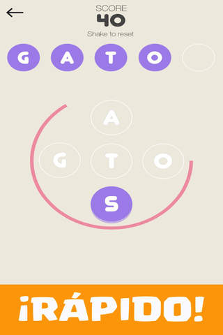 Fives - A Fast Word Tapping Game screenshot 3