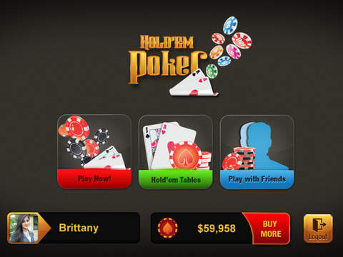 【免費遊戲App】Holdem Poker - Play Free Classic Texas Hold'em with Friends-APP點子