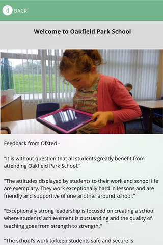 Oakfield Park School screenshot 2