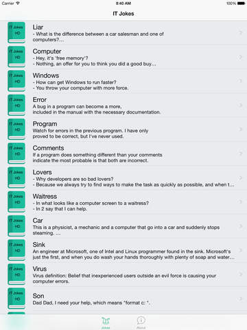 【免費娛樂App】IT Jokes HD-APP點子