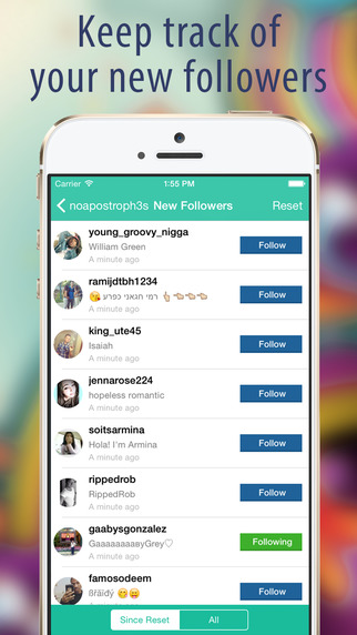 Followers for Instagram - InstaFollow Follow Management Tool