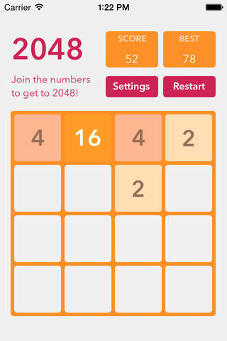 Great puzzle game 2048! screenshot 2