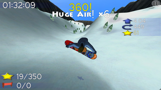 【免費遊戲App】Big Mountain Snowboarding Lite-APP點子