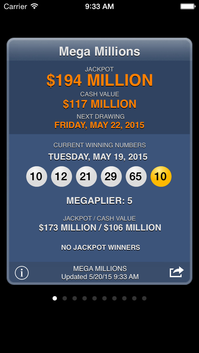 mega millions numbers today ca lottery