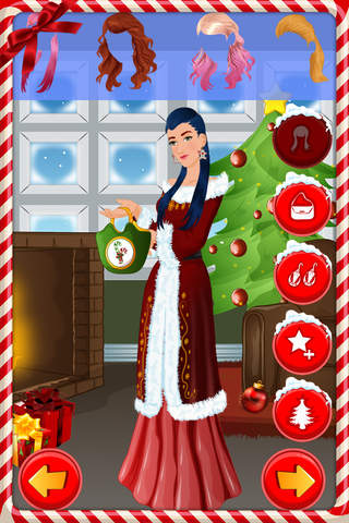 Beautiful Royal Princess Dressup - Christmas Girl Fashion & Santa Make-over Games screenshot 2