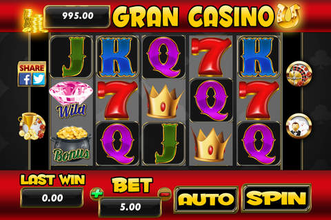 Aace Gran Casino - Slots, Roulette and Blackjack 21 FREE! screenshot 2
