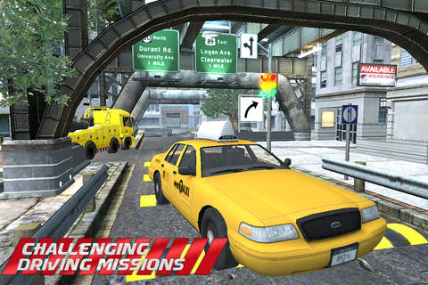 TAXI PARKING SIMULATOR - REAL UPTOWN CAB DRIVING EXPERIENCE 3D PRO screenshot 3