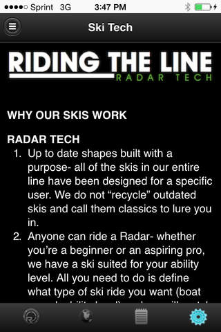 Radar Skis Info screenshot 4