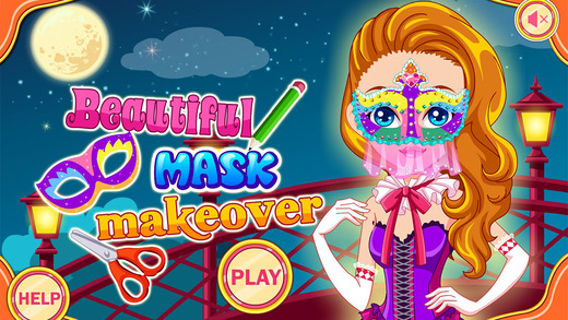Beautiful mask makeover - Build your own mask and make a beautiful make up