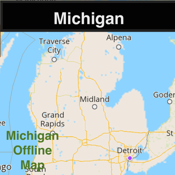 Michigan Offline Map with Real Time Traffic Cameras Pro LOGO-APP點子