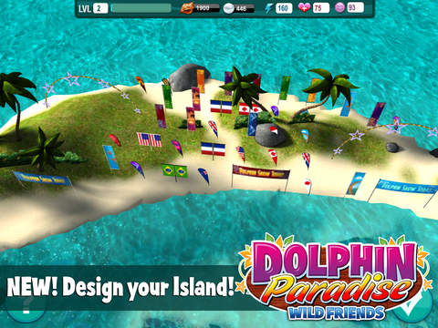 【免費遊戲App】Dolphin Paradise: Wild Friends-APP點子