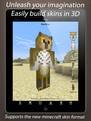 【免費工具App】Skin Creator 3D for Minecraft-APP點子