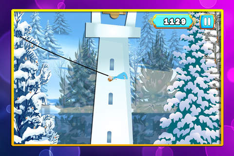 Adorable Snowy Winter Princess Swinging Adventure : Beautiful Christmas Ice Village FREE screenshot 4