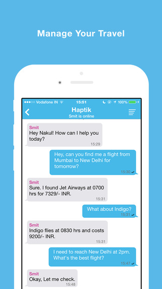 【免費生活App】Haptik Personal Assistant-APP點子