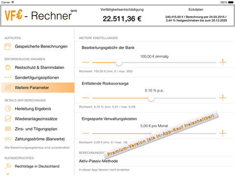 免費下載財經APP|VFE-Rechner - Vorfälligkeitsentschädigung für ein Darlehen berechnen (inkl. Zins- und Tilgungsrechner) app開箱文|APP開箱王