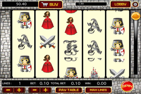 A New Medieval Kingdom Slots Machines Casino: Royal Rush Revolt of Epic Origins 2 HD screenshot 3