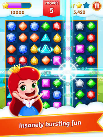 【免費遊戲App】Diamond Heroes - 3 Match Jewel Crush Charming Game-APP點子