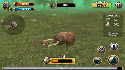 【免費遊戲App】Wild Bear Pro Simulator 3D-APP點子