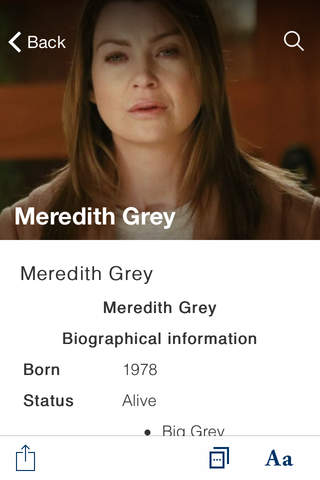 Wikia Fan App for: Grey`s Anatomy Reference Grey`s Anatomy