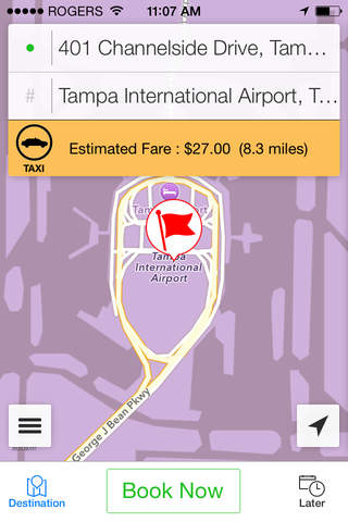 Yellow Cab of Tampa screenshot 3