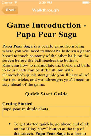 Guide for Papa Pear Saga - New Videos, All New Levels Walkthrough, Tips and Hints screenshot 3